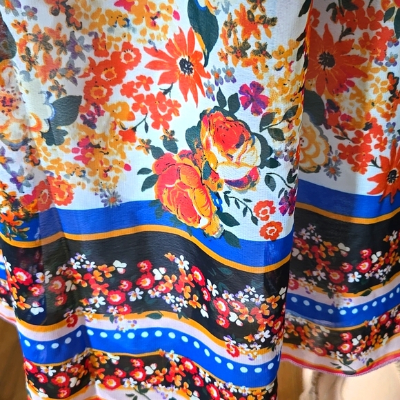 Parsian Collection | Coachella Floral Boho Dress - Picture 7 of 12